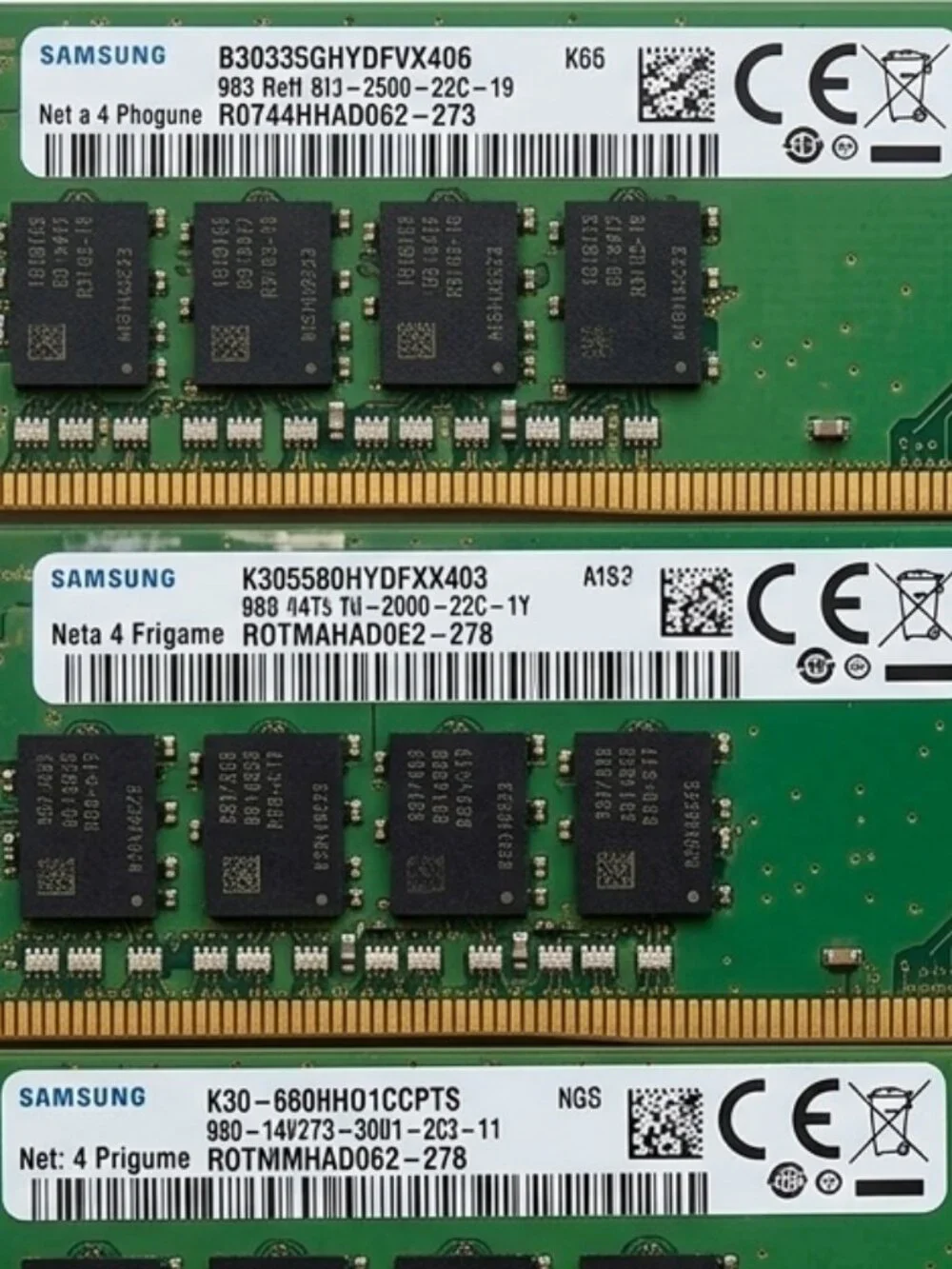 Samsung 8GB DDR4 Desktop RAM PC4-2666V (x3 24GB Total)